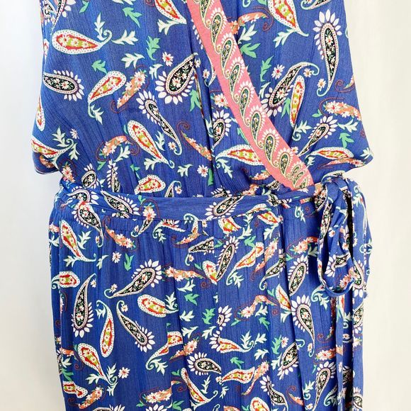 NWT Westport Paisley Wrap Top Jumpsuit - Picture 6 of 13